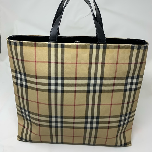 🔥LAST CHANCE Authentic Burberry London Shopper Tote Bag - Picture 3 of 16